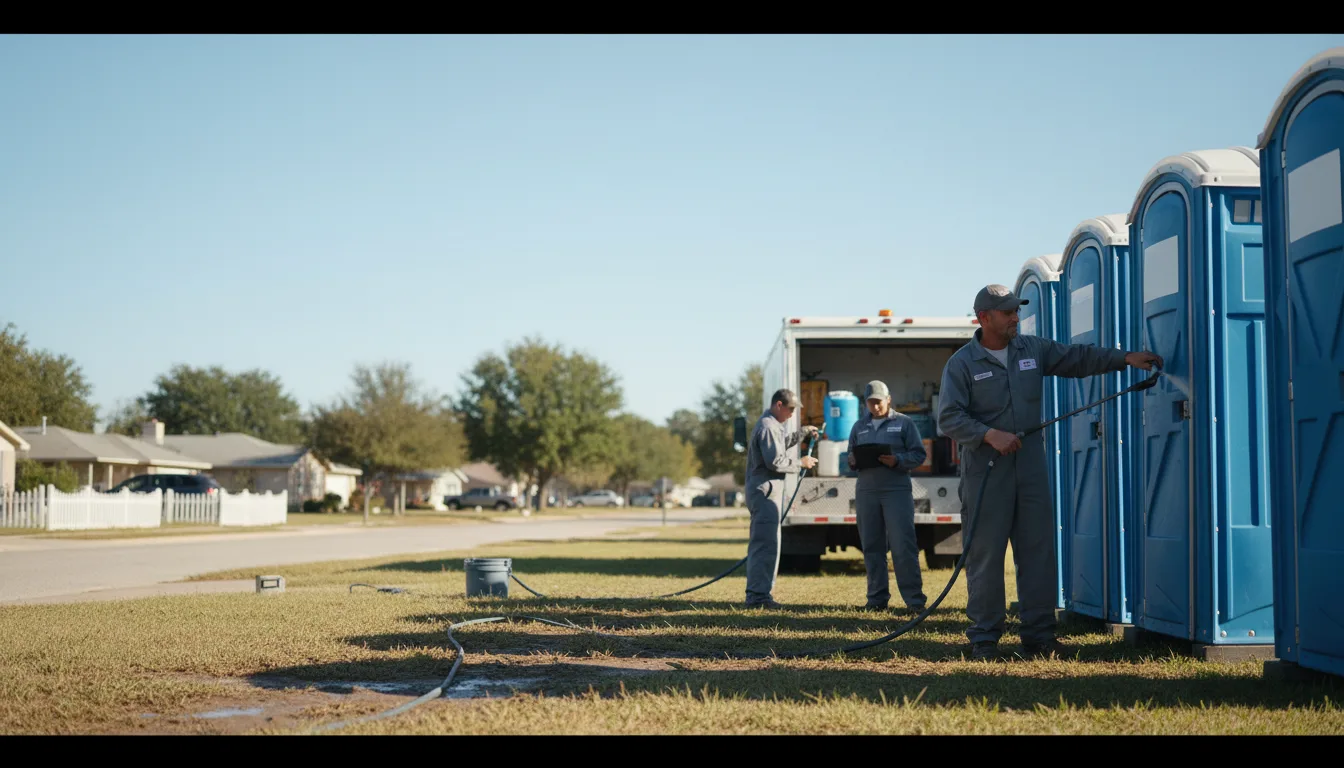 Long-Term Portable Toilet Rental in Grissom Arb, IN near me